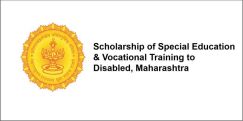 Scholarship of Special Education & Vocational Training to Disabled, Maharashtra 2017-18, Class 1