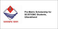 Pre-Matric Scholarship for SC/ST/OBC Students, Uttarakhand 2018-19, Class 7
